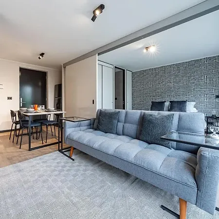 Apartamento Ht Ejecutivo Depto 3Pax A Pasos Del Metro